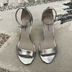 Silver Steve Madden Heels